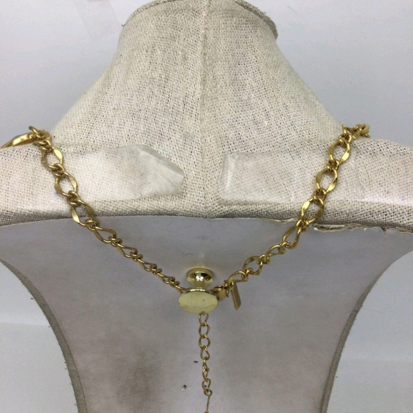 Kate Spade New York Bauble Box Omega Blue Statement Necklace EUC 22" - Picture 3 of 5